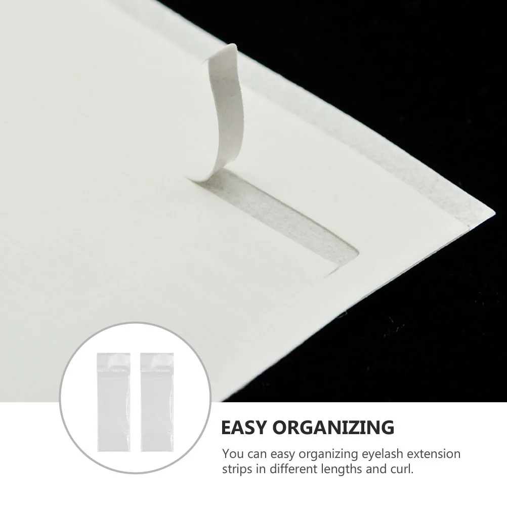 10 Arkuszy Podkładek do Precyzyjnego Aplikowania Sztucznych Rzęs, Stojak na Klej do Rzęs, Baza do Klejenia, Akcesoria do Przedłużania Rzęs