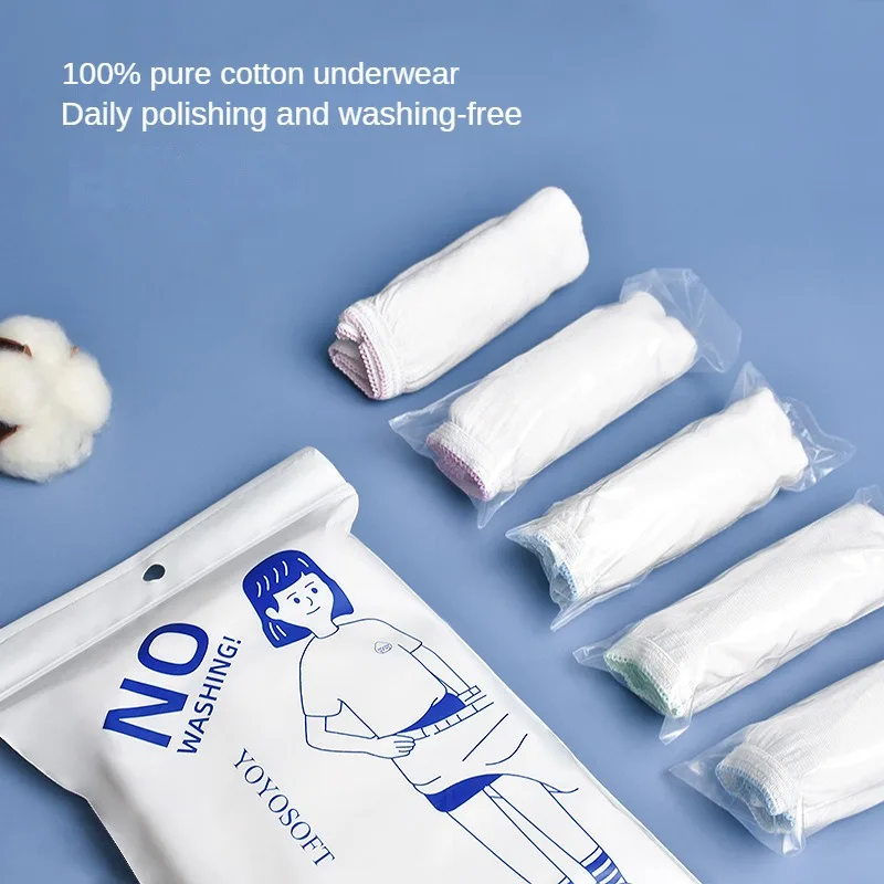 Postpartum Pregnant Women's Day Throw Free Wash Sterile Underwear New Type of Disposable Hotel Cotton Underwear for Men Women