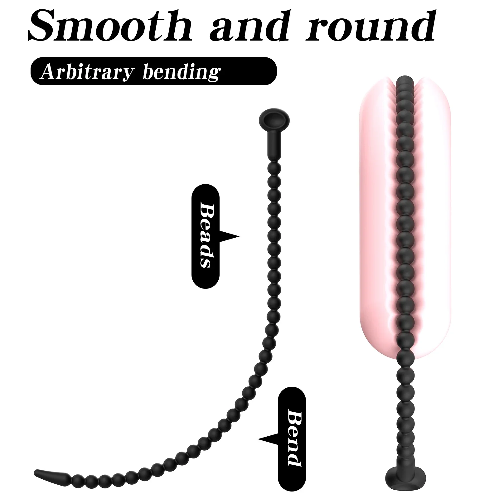 Graduated Urethral Dilator Set – 7 Sizes Soft Silicone Penis Sounding Rod for M… - Image 4