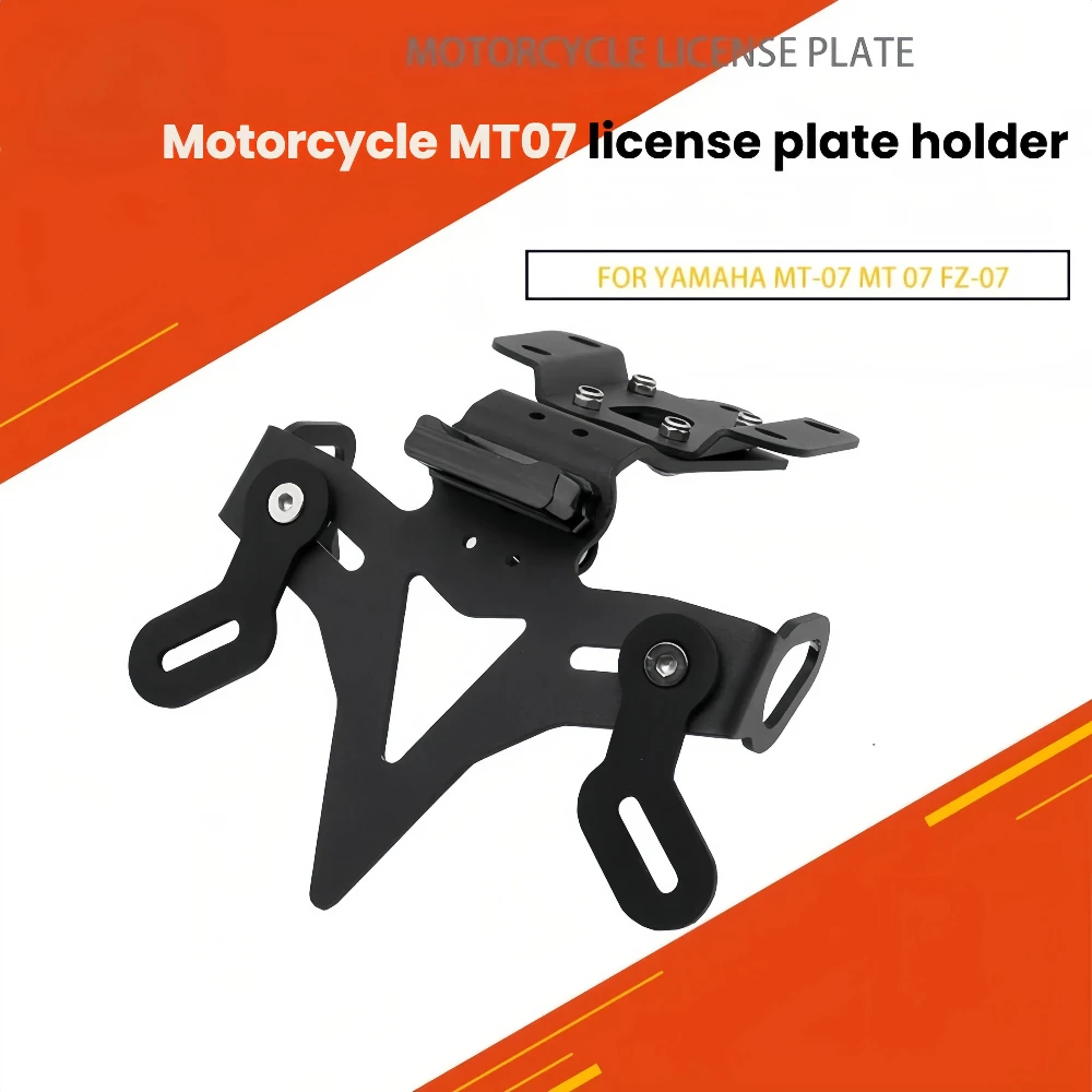

For Yamaha MT-07 MT 07 FZ-07 MT07 2013-2023 Motorcycle License Plate Holder Fender Eliminator Registration Bracket