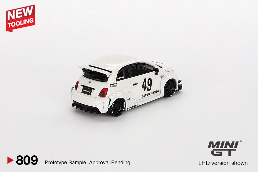 MINIGT 1:64 809 LB-WORKS x Abas Works ABARTH Diecast Model Car