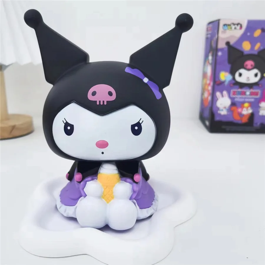 

Милая Копилка Sanrio Kuromi, Детская копилка большой емкости, копилка для монет, коробок для хранения денег, подарочная коробка