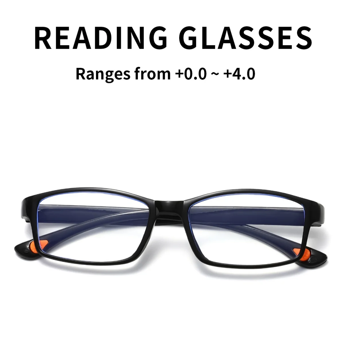 1pc reading glasses high-definition anti blue light middle-aged and elderly fashionable ultra light reading glasses comfortable