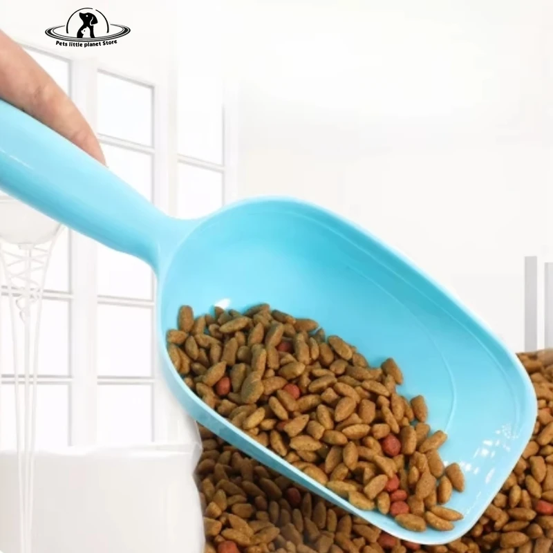 Pet Feeding Shovel Cat Food Scoop Dog Food Spoon Puppy Cat Bird Ferret Rabbit Food Feeder Scoop Shovel Spade Dishes Tool