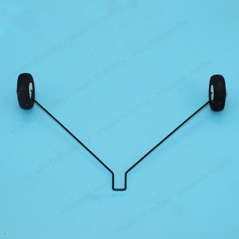 Train d'atterrissage avant léger en fil d'acier pour modèle de planeur Surfer X8, avec roue, pièce de rechange pour avion flottant à voilure fixe RC