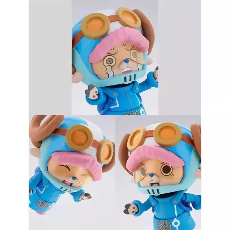 오리지널 반다이 Sofvimates 원피스 S.H.Figuarts 토니 토니 쵸파 애니메이션 피규어 모델 Collectible 장식품 피규어 완구 7.5Cm