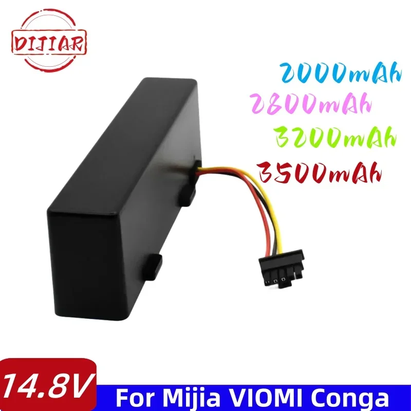 

14.4V/14.8V 3500mAh Rechargeable Sweeper Battery INR18650 MA1-4S1P-SC for Xiaomi Mijia STYTJ02YM And For Haier JX37 Vacuum