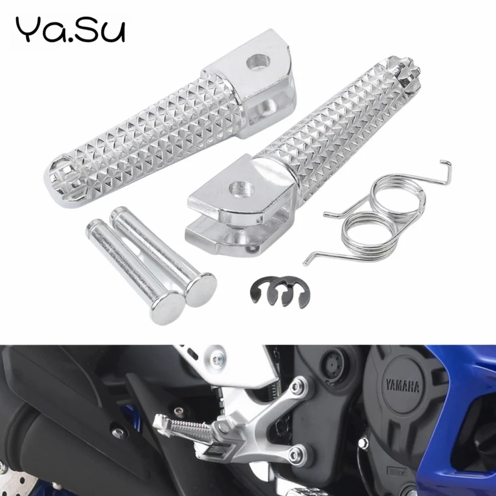 

‌Motorcycle Front Footpegs Pedals For Yamaha YZF R25 R3 MT03 MT09 MT10 FZ07 FJ09 FZ6 XJ6 XJR1200 FJR1300 XSR700 FZS600 TDM900