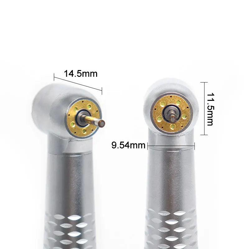 Dental High Speed 5 LED Handpiece Dentist Tips E-Generator Air Turbine B2 M4 Push Button 5 Water Spray Ceramic Bearing Rotor