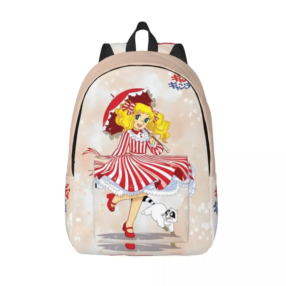 

Candy Candy Manga Anime Cute Backpack for Men Women Cool High School Business Daypack Kawaii Japanese College Shoulder Bag Gift