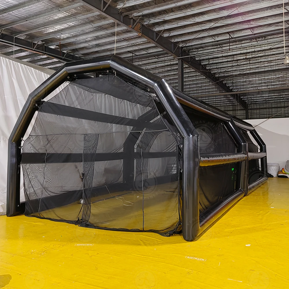 

Reinforcement of heavy-duty inflatable baseball batting cage tent PVC commercial arena professional team practice