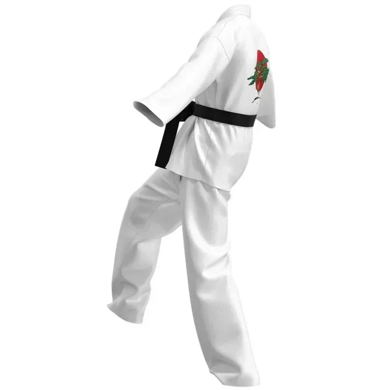 Disfraz de Karate Cobra Kai para niños y mujeres, Kimono Tory Nichols Daniel LaRusso, uniforme de Cosplay, diadema, traje de fiesta de Halloween gh;0