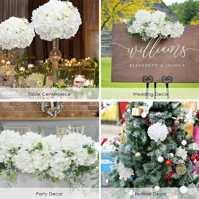 30 قطعة من زهور الكوبية الاصطناعية زهور الكوبية الحريرية لتزيين حفلات الزفاف والحديقة المنزلية وحفلات استقبال المولود الجديد #3