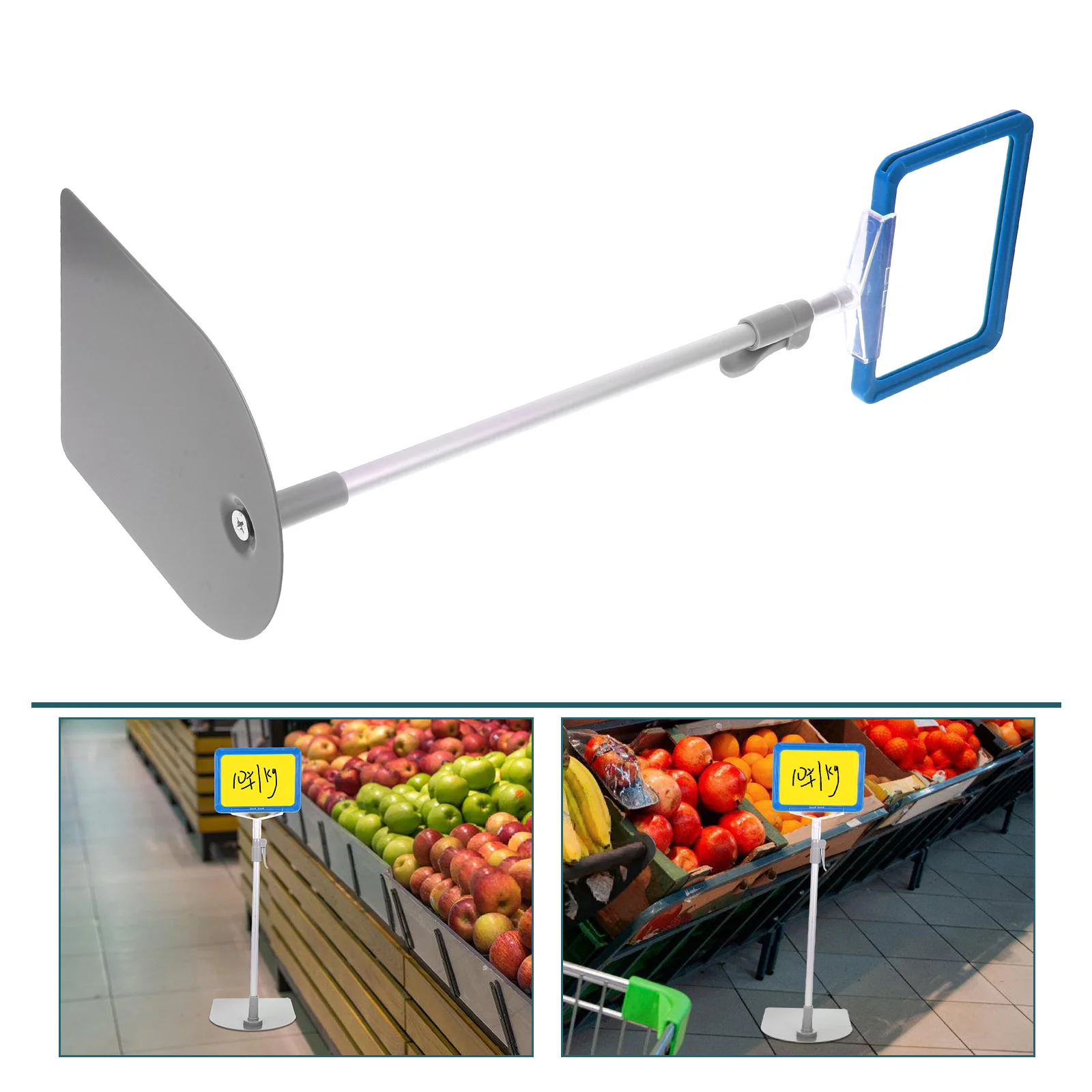 

1Set Price Display Holder Floor Sign Holder Merchandise Sign Stand Easy Carry Display Stand for Sale Signs Retail