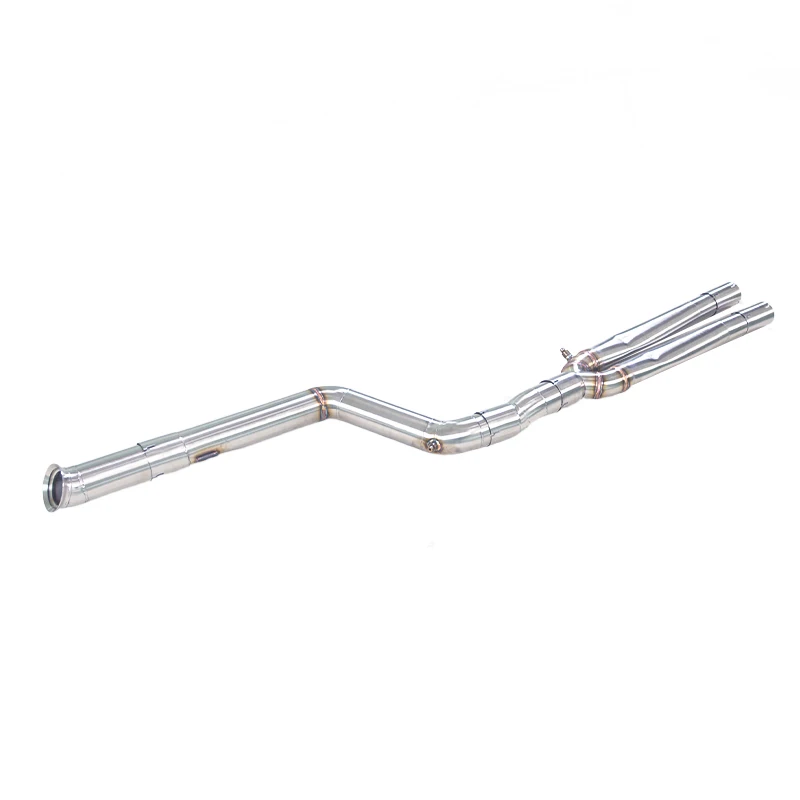 Equal-Length Center Pipe for the 2019–2025 BMW M240i 3.0T G42 B58 High-Performance 1.5-millimeter-Thick Stainless Steel Exhaust