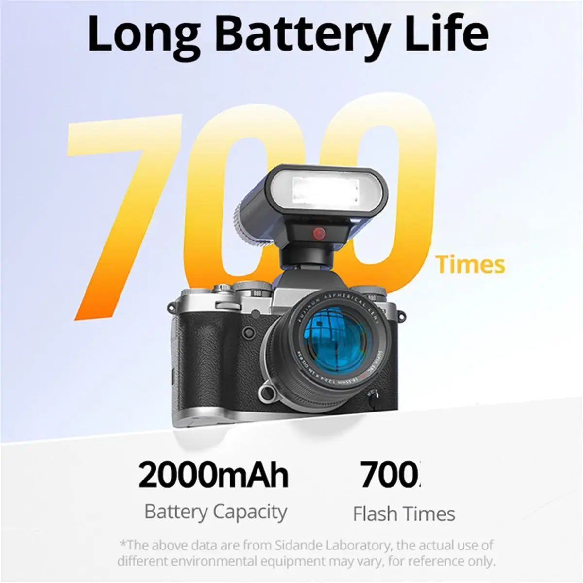 doyme Portable Camera Flash G16 10W High Brightness Universal Camera Flash Life and Fast Charging Speedlite for Cameras