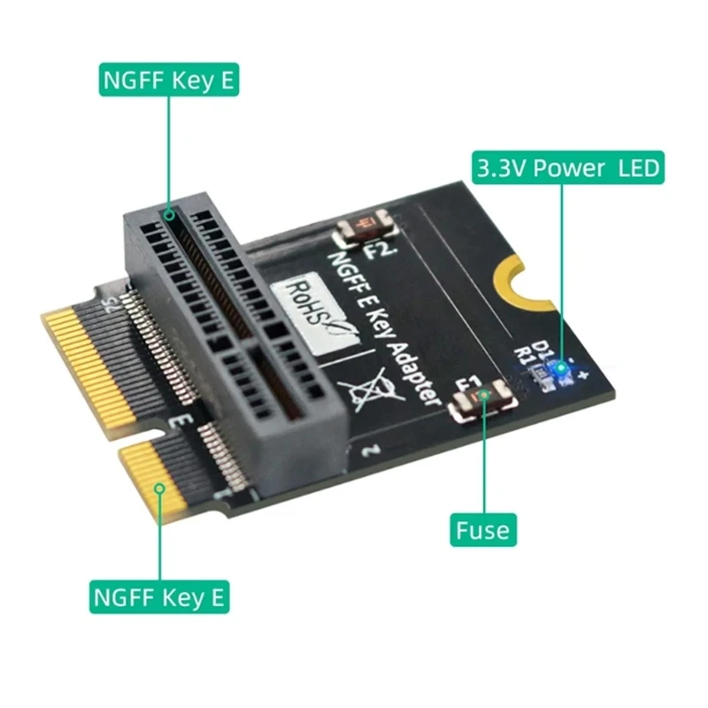 Простая установка Конвертер адаптера NGFF Key поддерживает карты различных размеров