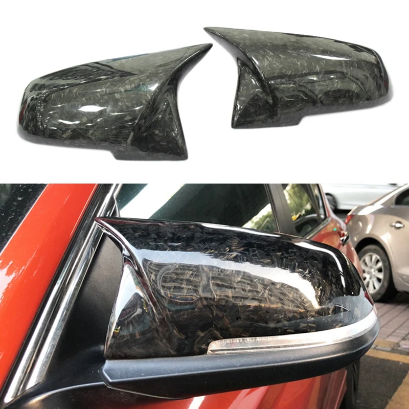 

Automotive Forged Grain Real Carbon Fiber Mirror Housing Replacement For Bmw 1-4 Series X1 3Gt 320 420