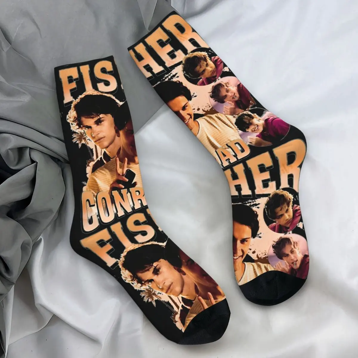 كونراد فيشر الجوارب الصيف تحولت جميلة Harajuku جوارب للجنسين الرجال مريحة سكيت الجوارب الخريف المضادة للانزلاق الجوارب