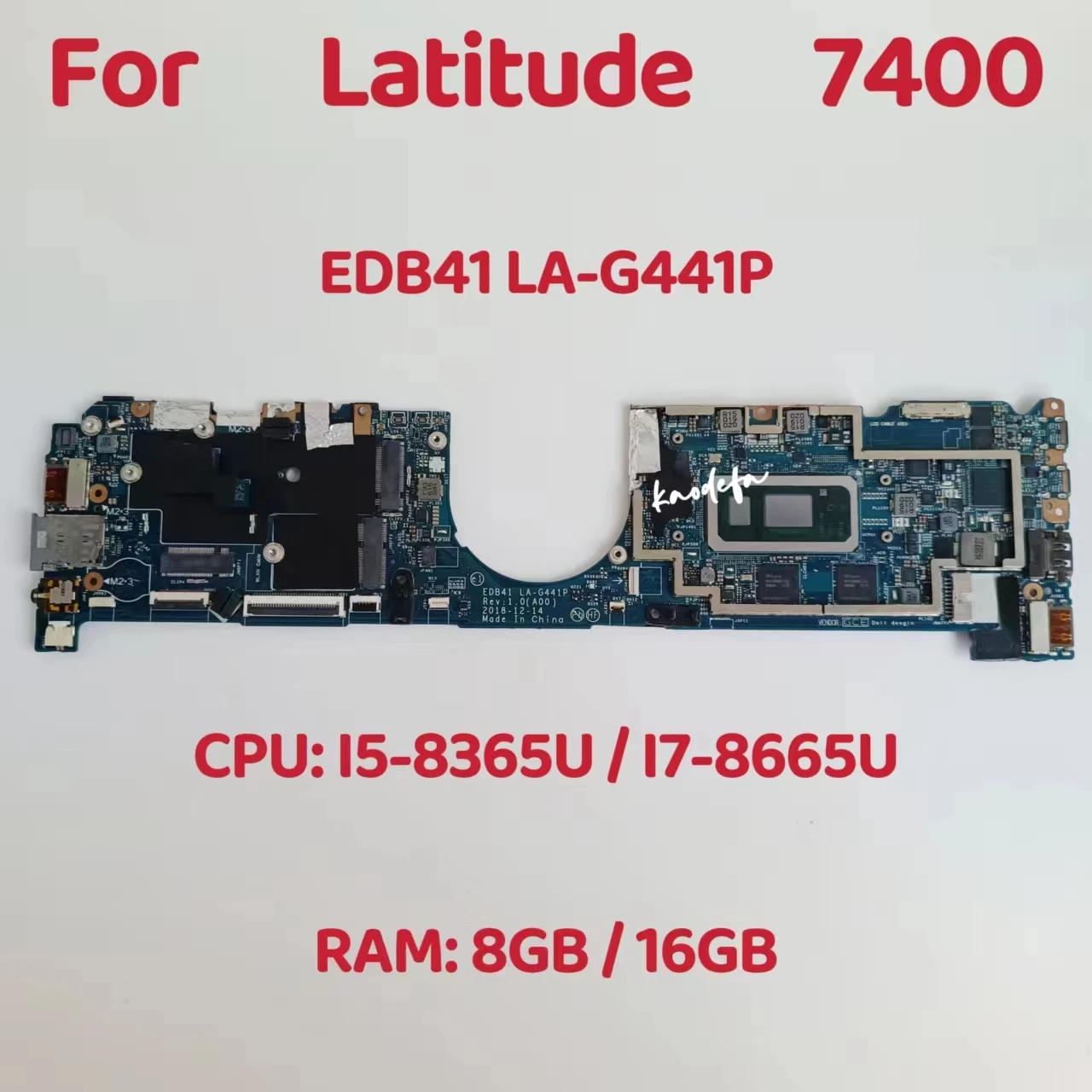 laptop motherboard para dell latitude edb41 la g441p mainboard cpu i58365u i79665u ram 8gb 16gb ddr4 100 testado ok 01