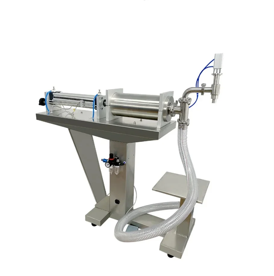 Floor-standing Pneumatic Liquid Filling Machine Laundry Detergent Dishwashing Liquid Quantitative Packaging Machine Vertical
