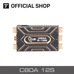 T-MOTOR Hobby C80A 5-12S 5-12S Single ESC CINE Series ESC Efficient PCB Heat Dissipation Design For RC Drone FPV