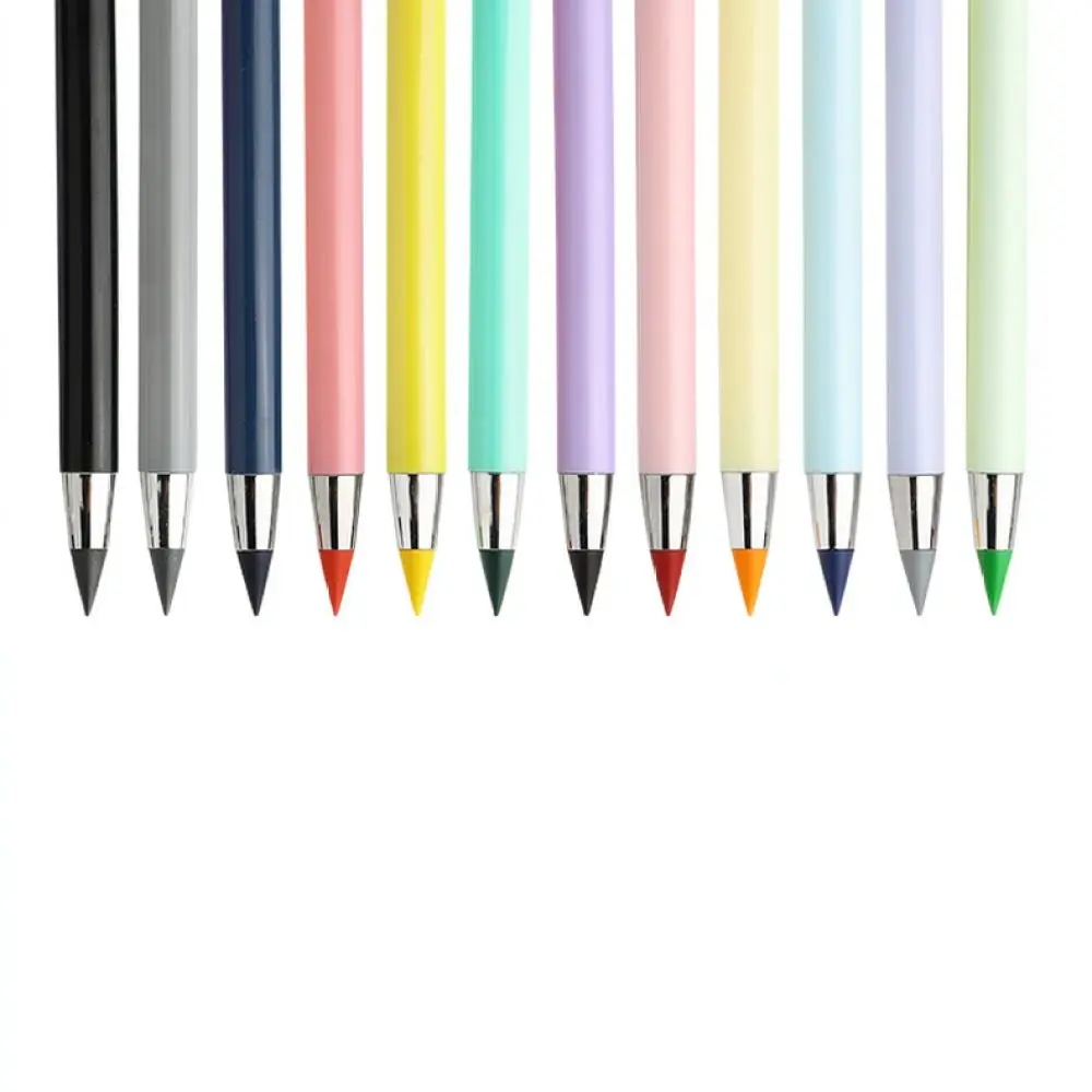 Professional Eternal Pencil For Weizhuang Macaron Stationery HB Nib Smooth Writing Drafting School Sketching Art Pen Tool