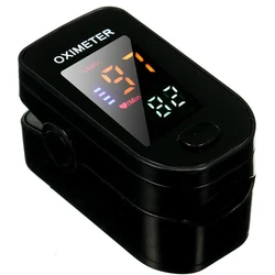 Oximeter Digital Finger Pulse Oximeter LED Screen Finger Clip SPO2 PR Heart Rate Monitor Blood Oxygen Saturation Monitor