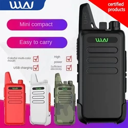 Mini Portable Radio 400-520MHz 5W 16 Channel UHF Transceiver  Walkie Talkie WLN KD-C1 Talki Walki BAOFENG BF-888S UV5R Quansheng