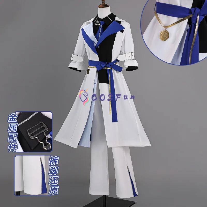 

Wuthering Waves Zani Косплей Костюм Хэллоуин Вечеринка Великолепная Униформа Аксессуары Реквизит Полный Комплект COSFun