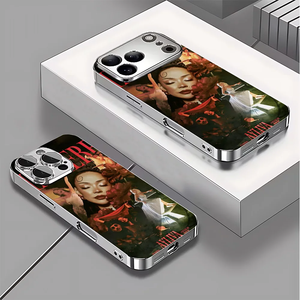 Hot Singer A-Ayliva Glass Phone Case for Samsung Galaxy A07 A16 A55 A56 A35 A34 A54 A24 A14 A25 A05S A05 A13 A73 A53 A33 4G 5G