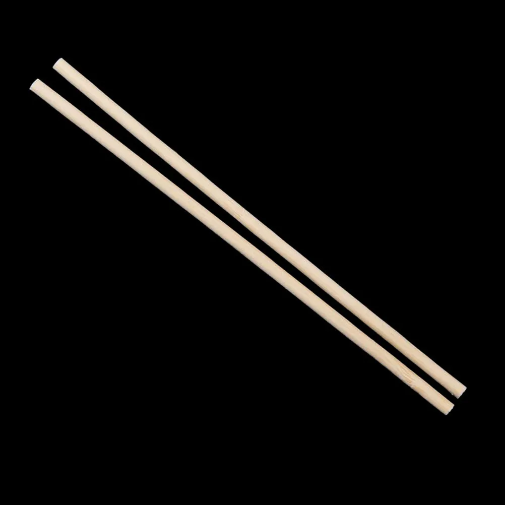 Wooden Dowel Rods 200 Pack Unfinished Smooth Craft Sticks for DIY Painting Mask Handles Ribbon Wands