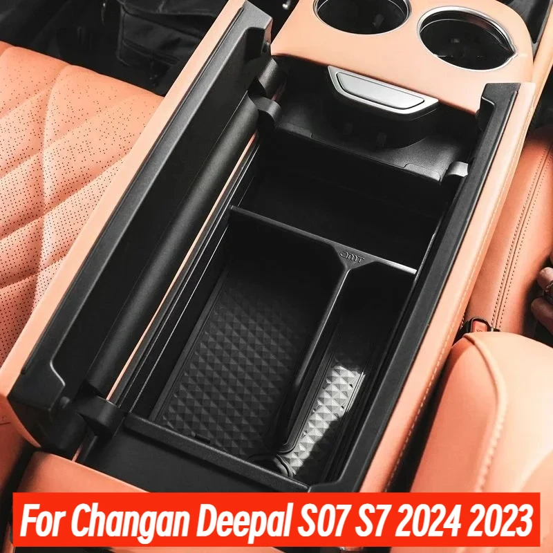 

For Changan Deepal S07 S7 2024 2023 Indoor Central Upper Layer Console Car Armrest Storage Box Holder Interior Car Accessories