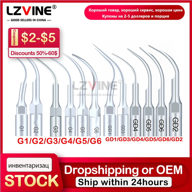 1pc Dental Scaler Tips Scaling Periodontics Scaling Periodontics G P E for EMS Woodpecker Ultrasonic Scalers Dientes Dentistry