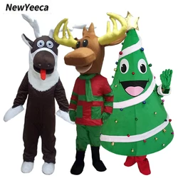 New Christmas Milu Deer Mascot Cartoon Costume Performance Props Elk Christmas Halloween Easter Carnival Funny Cosplay Clothing