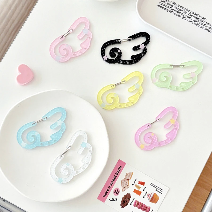 Portable Acrylic Pendant Handbook Decoration Keychain Charm Ita Bag Buckle Backpack Accessories For Everyday Use