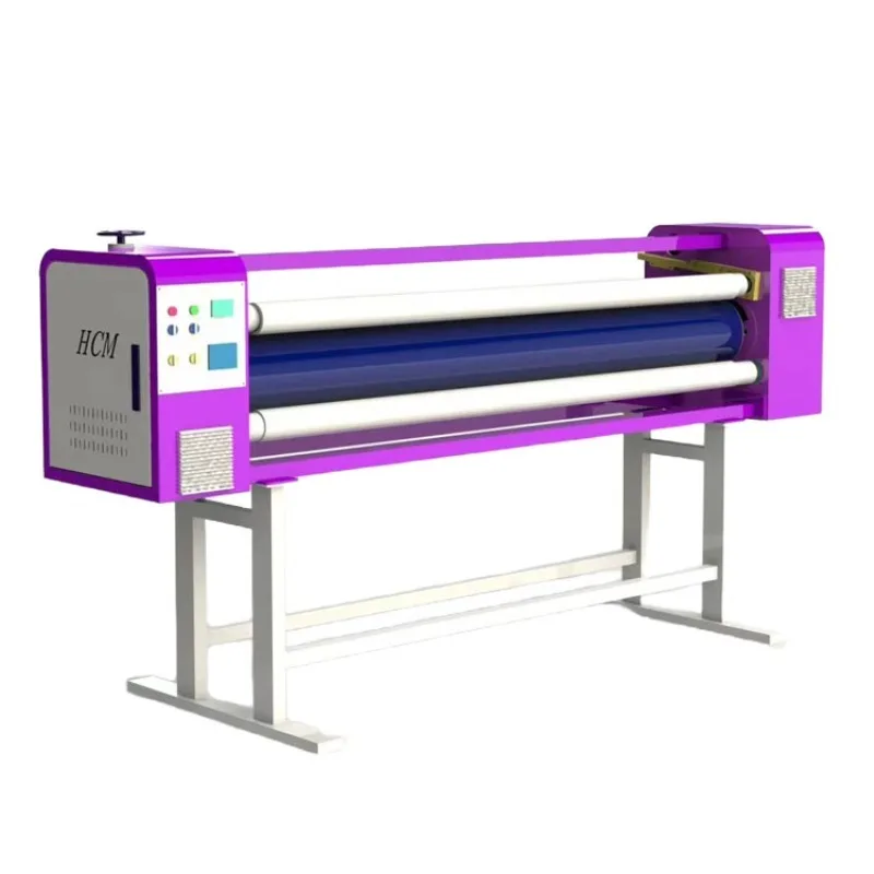 Macchine da stampa a sublimazione per calendari rotanti per piccole imprese con pressa di calore a rulli in tessuto