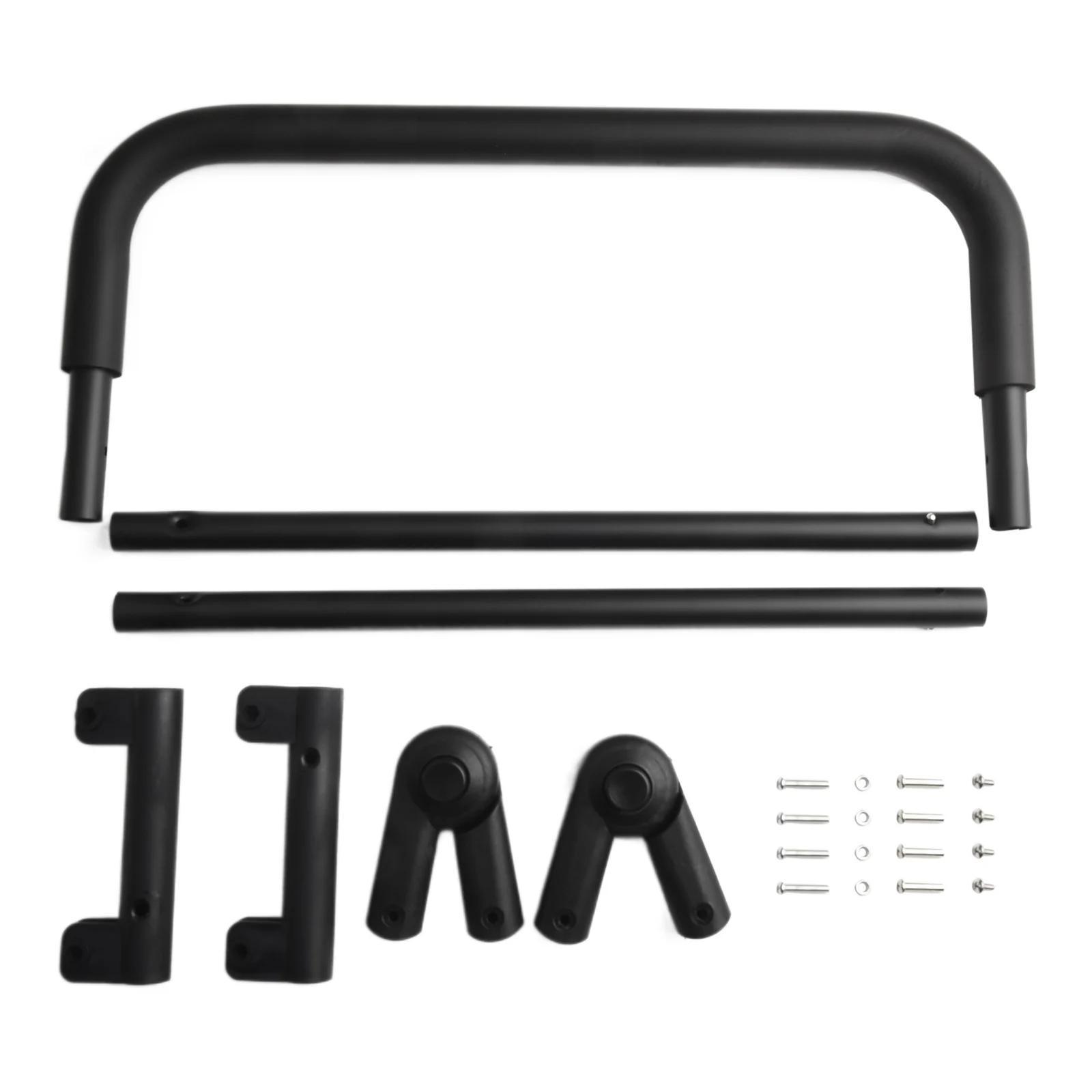 

Sports Camping Grocery Shopping 1300g Push Handle Bar Grocery Cart Handle Flat-folding Foldable Includes Hardware