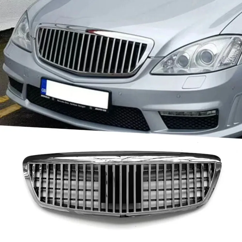 

For Mercedes Benz S-class W221 2005 2006 2007 2008 Racing Grille Front Bumper Grill Body Kit Accessories