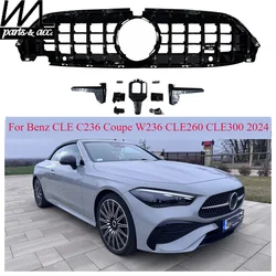 2024 New Grille Styling for Mercedes Benz CLE Class C236 Coupe W236 CLE260 CLE300 2024 GT Grille Front Bumper Mesh ABS Grills