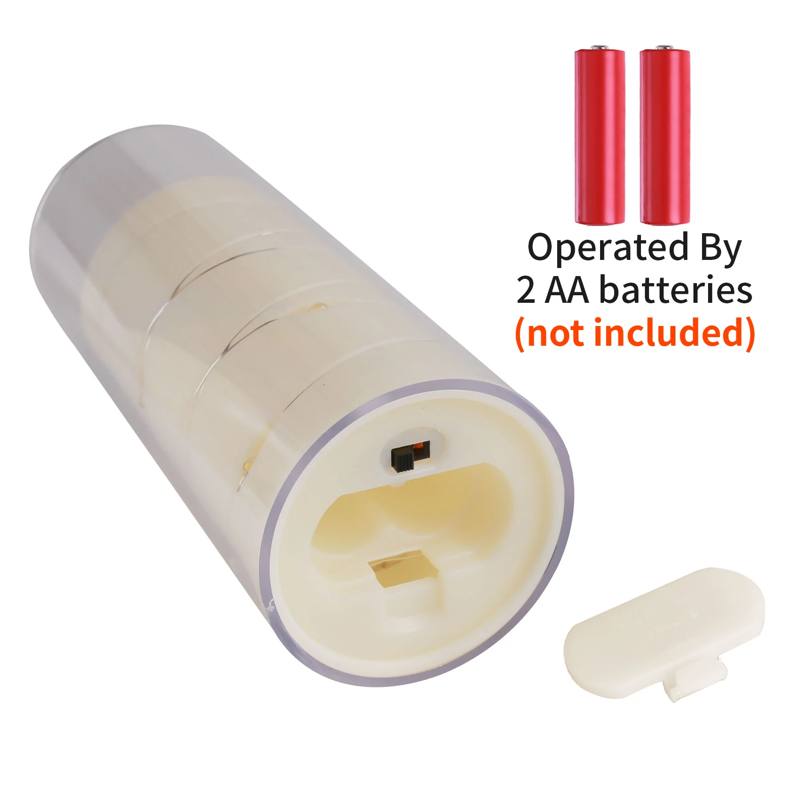 Мерцающие беспламенные светодиодные свечи, 5 шт., со встроенной звездной нитью, акриловая свеча на столбе с пультом дистанционного управления, подходит для домашнего прикраса