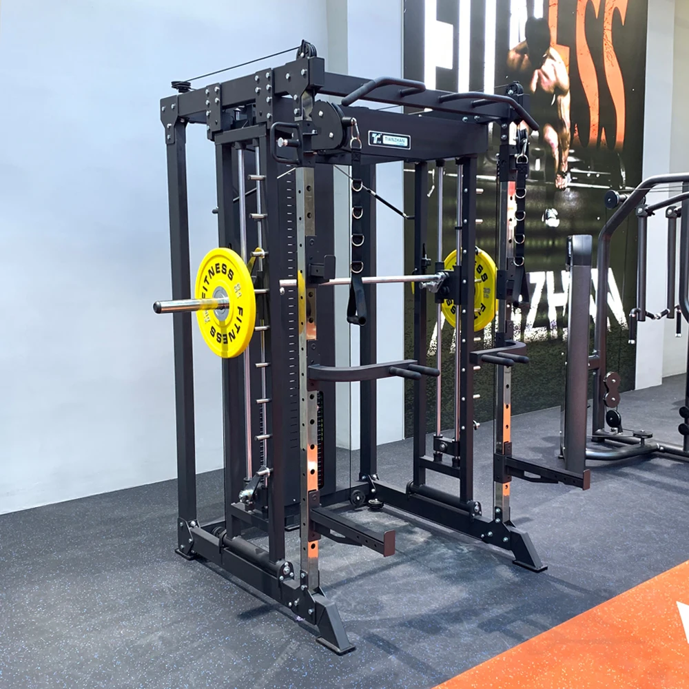 Factory Gym Fitness Smith Machine Strength Training Equipment Multi-Functional Smith Machine
