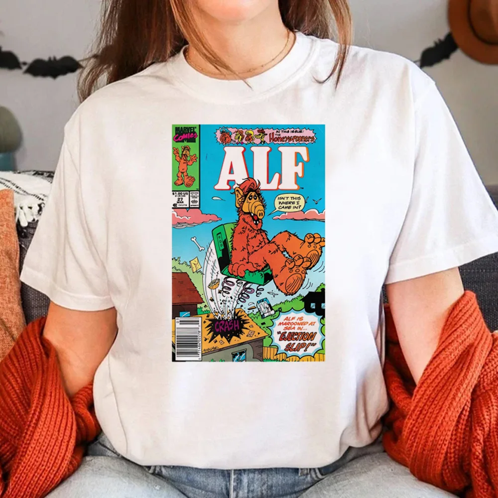 Alf Tee women summer top female harajuku funny clothing