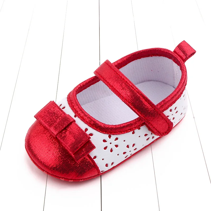 2025 حار بيع نمط جديد ربيع الخريف الوليد الطفل الأولى حذاء طفل صغير لطيف القوس الأميرة أحذية حذاء كاجوال جديد ل 0-18 متر #2