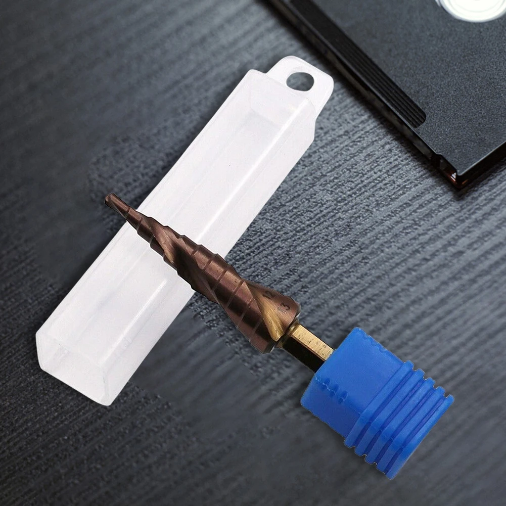 

M35 HSS-Co Кобальтовое ступенчатое сверло 3-13 мм HSS CO с шестигранным хвостовиком Ступенчатое сверло Кольцевая пила Фреза HSS-Co Ступенчатое конусное сверло