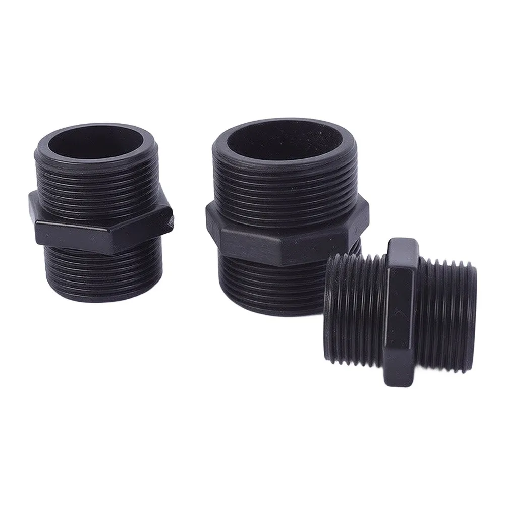 2-Pack 2-Inch NPT Double Male Thread Connectors for Standardized Pipe Interconnection in Facility Infrastructure