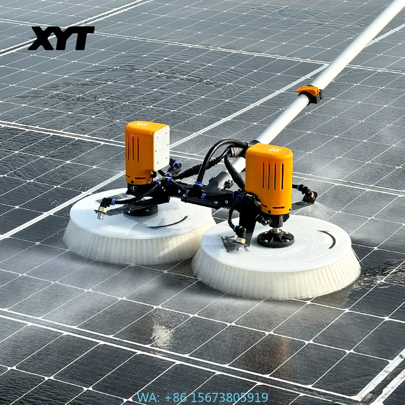 

Solar Electric Photovoltaic Cleaning Brush Solar Panel Cleaning Rotating Brush for Ads Panel Cleaning