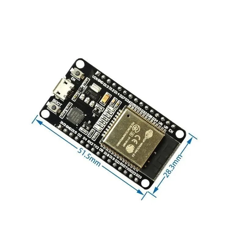 

10PCS ESP32 ESP8266 Official DOIT Development Board WiFi+ForBluetooth Ultra-Low Power Consumption Dual Core ESP-32S Similar