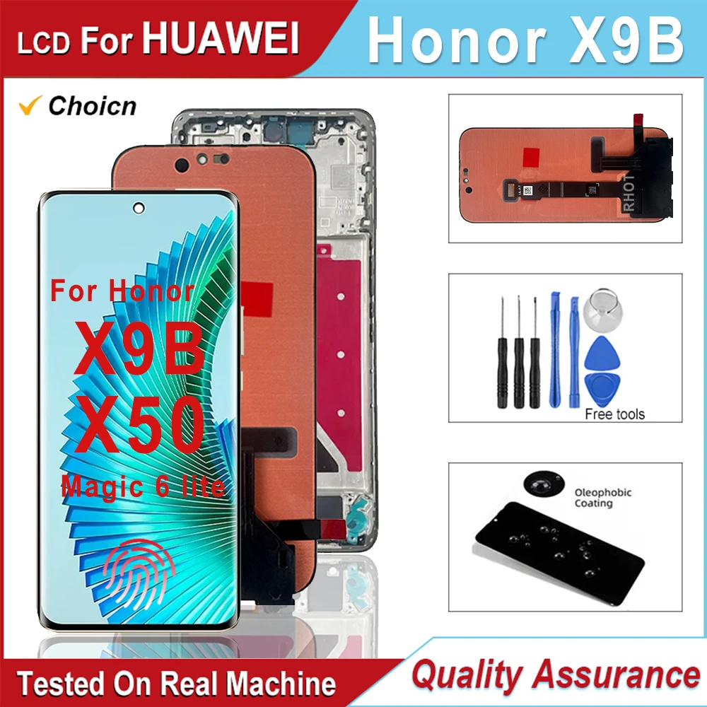 6.78" OEM LCD For Huawei Honor X9B LCD Touch Screen Digitizer Assembly Replacement For Honor X50 LCD Magic 6 Lite LCD Screen