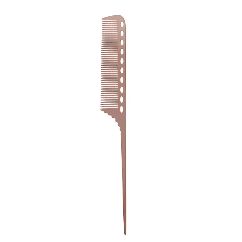 Hairbrush Space Aluminum Hair Comb Professional Hairdressing Combs Hair Cutting Dying Hair Brush Barber Combs Tools Salon